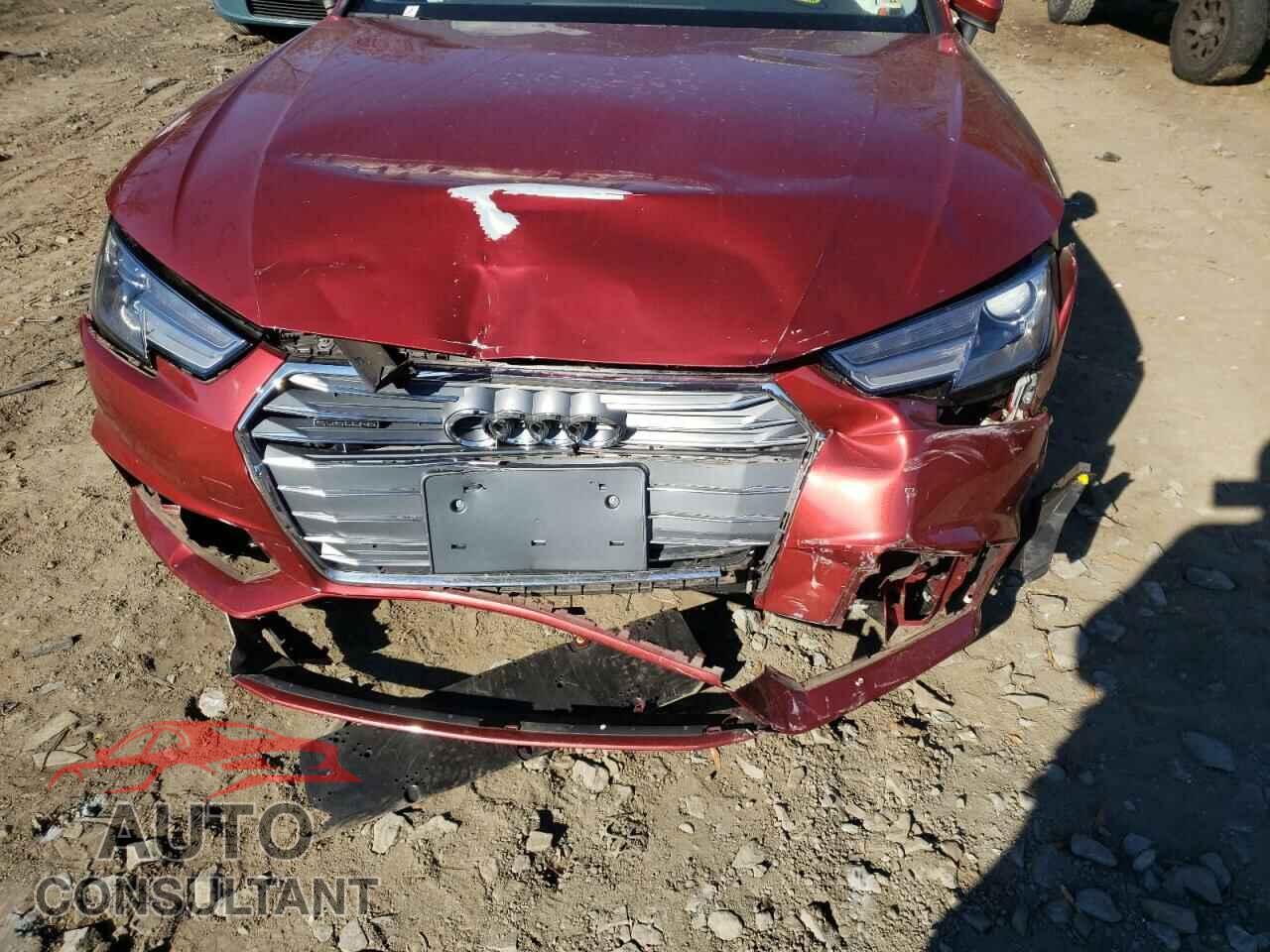 AUDI A4 2018 - WAUDNAF43JA011263
