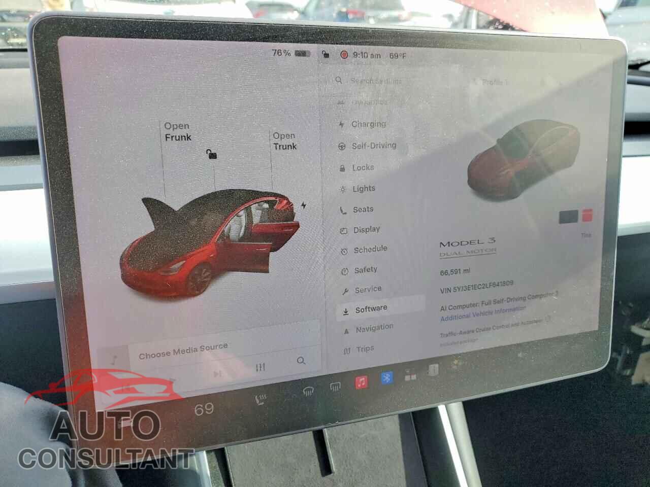 TESLA MODEL 3 2020 - 5YJ3E1EC2LF641809