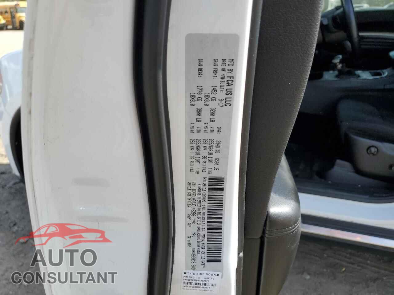 DODGE DURANGO 2018 - 1C4RDJAG0JC146296