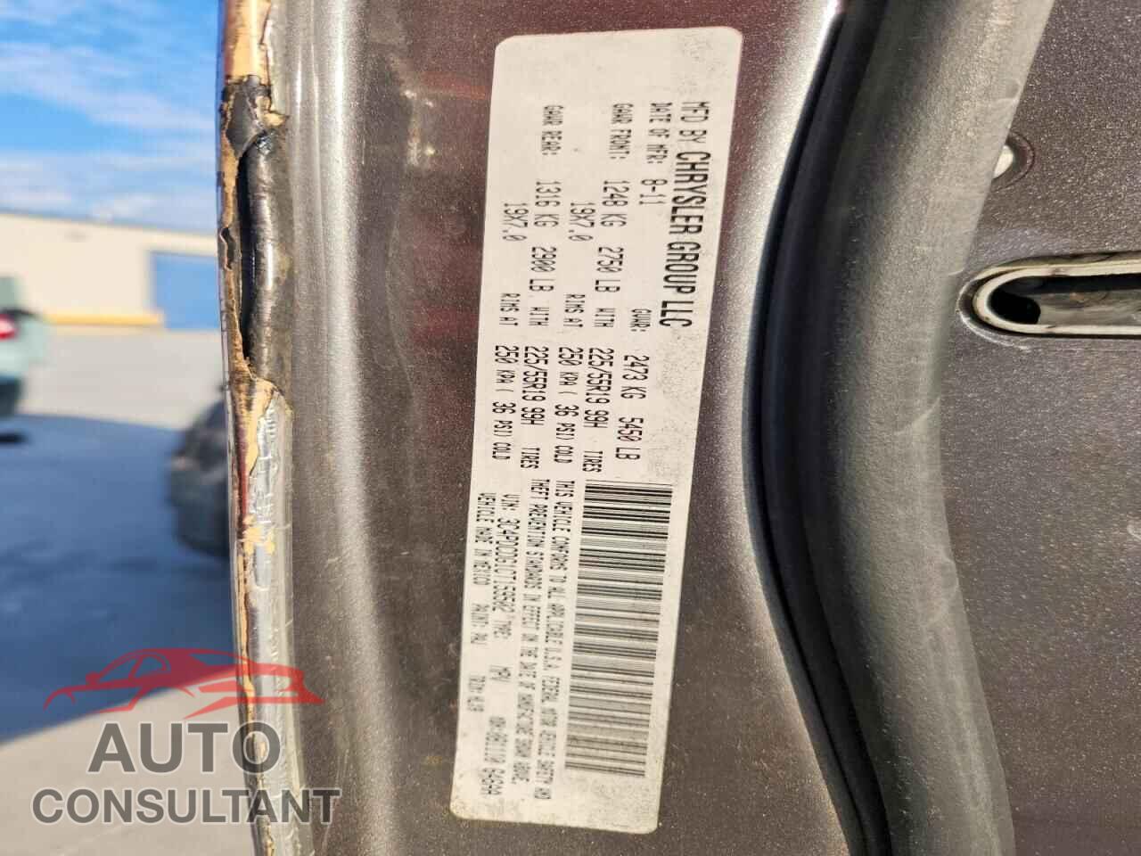 DODGE JOURNEY 2012 - 3C4PDCDG1CT159502