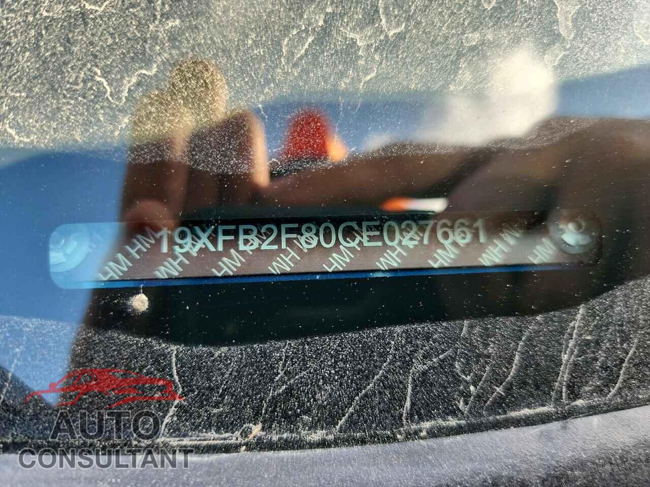 HONDA CIVIC 2012 - 19XFB2F80CE027661