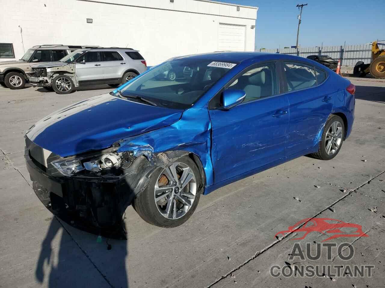 HYUNDAI ELANTRA 2018 - KMHD84LF2JU448487