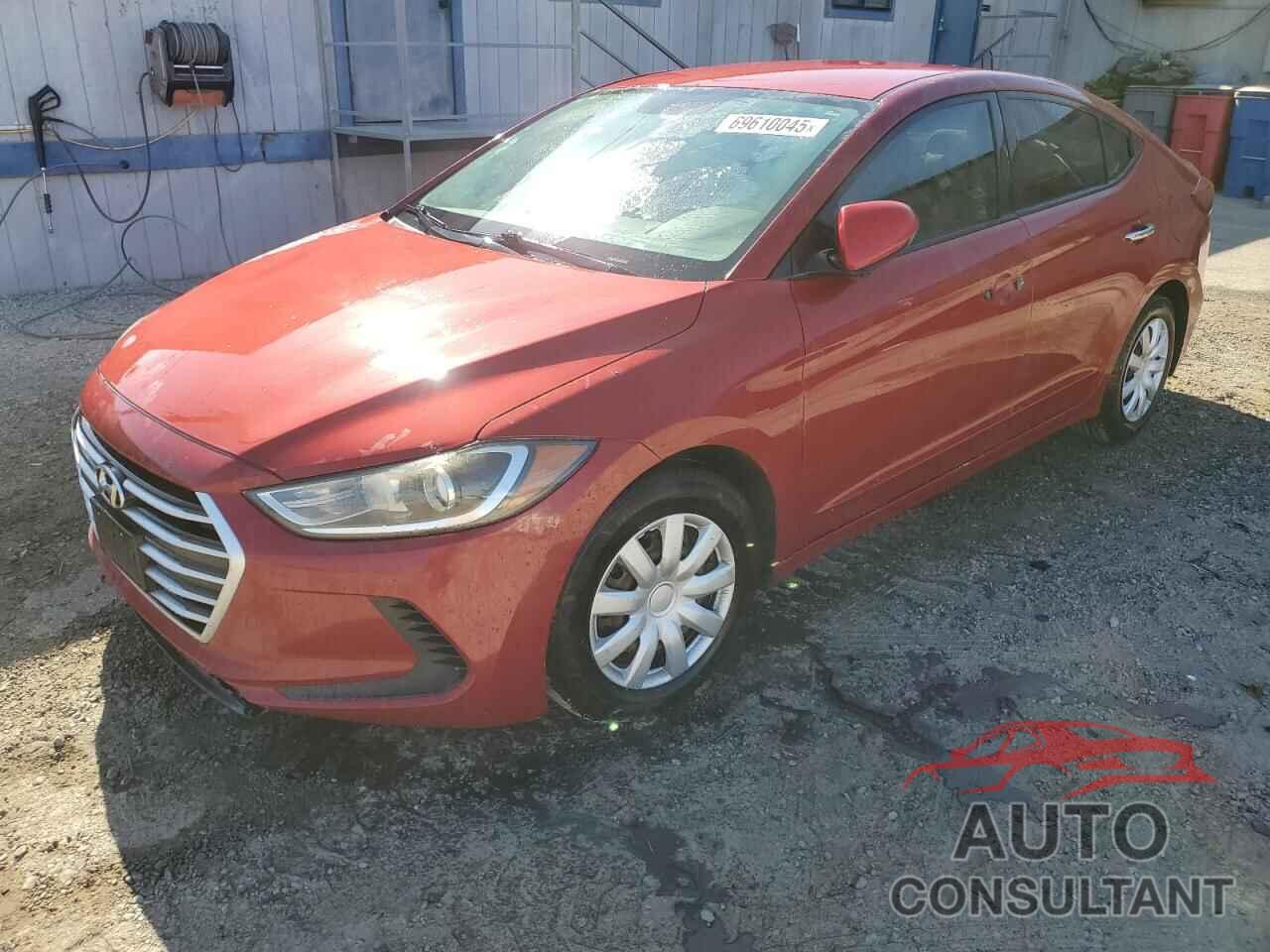 HYUNDAI ELANTRA 2017 - KMHD74LF2HU082334