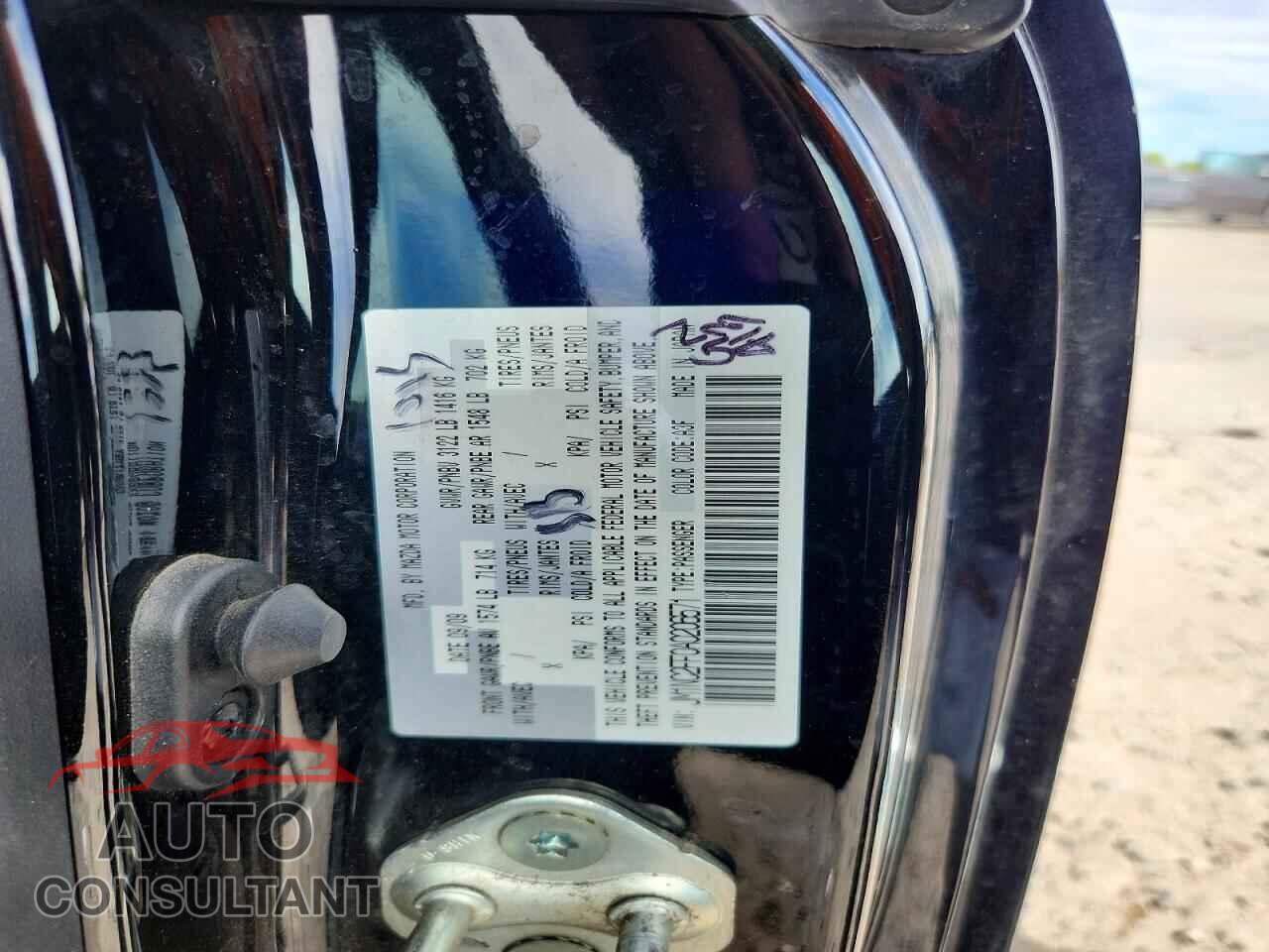 MAZDA MX5 2010 - JM1NC2FF0A0206571