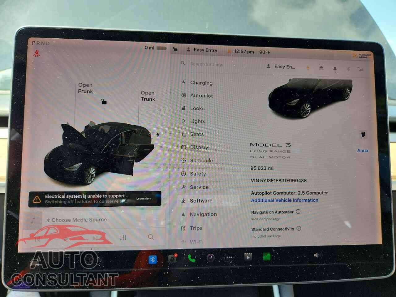 TESLA MODEL 3 2018 - 5YJ3E1EB3JF090438