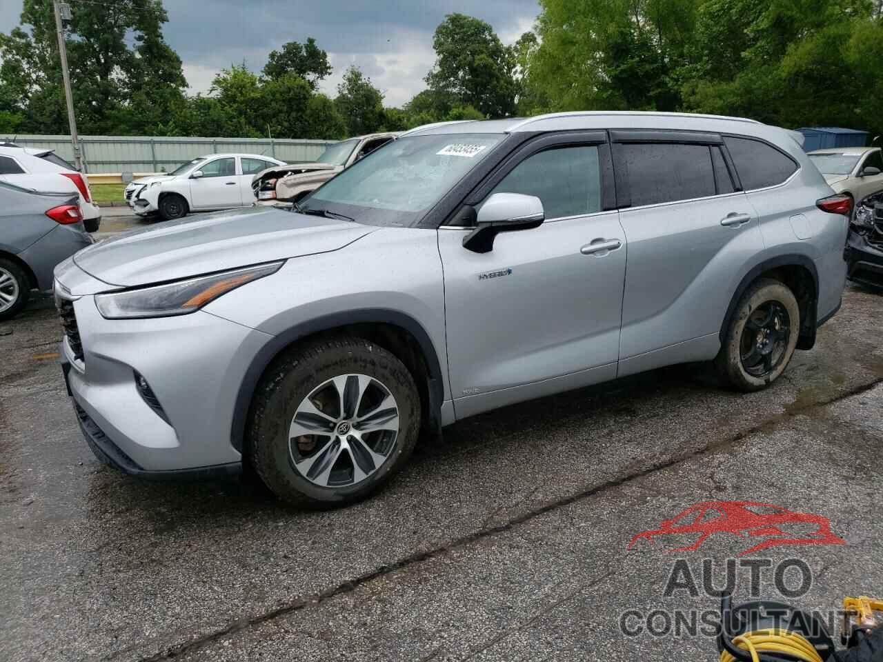 TOYOTA HIGHLANDER 2021 - 5TDGBRCH0MS534293
