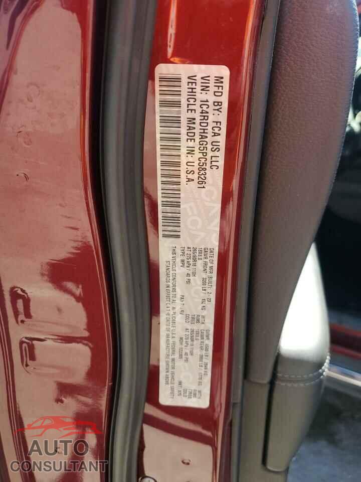 DODGE DURANGO 2023 - 1C4RDHAG5PC583261