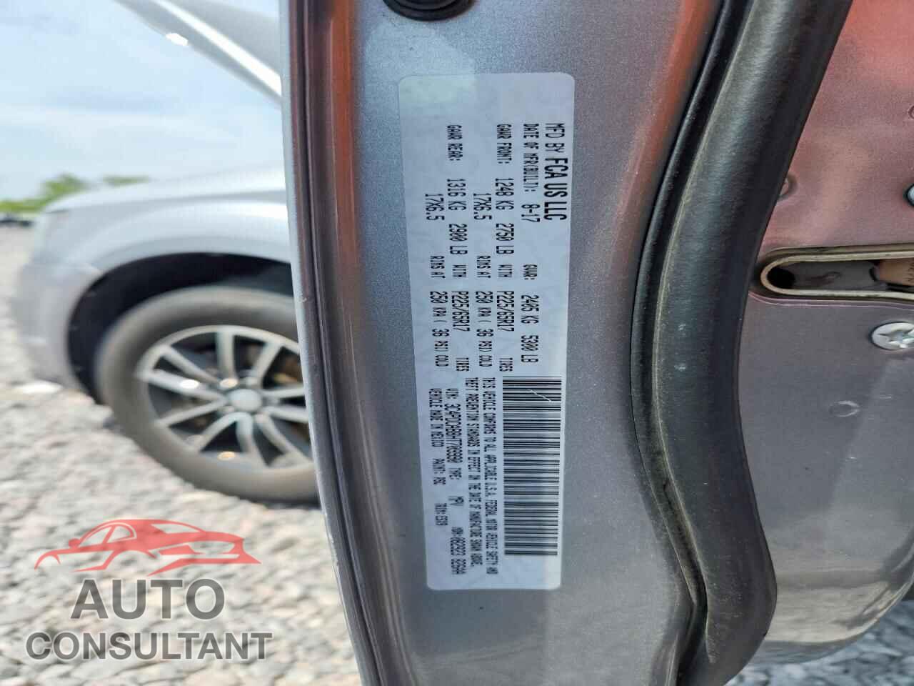 DODGE JOURNEY 2017 - 3C4PDCAB8HT709990