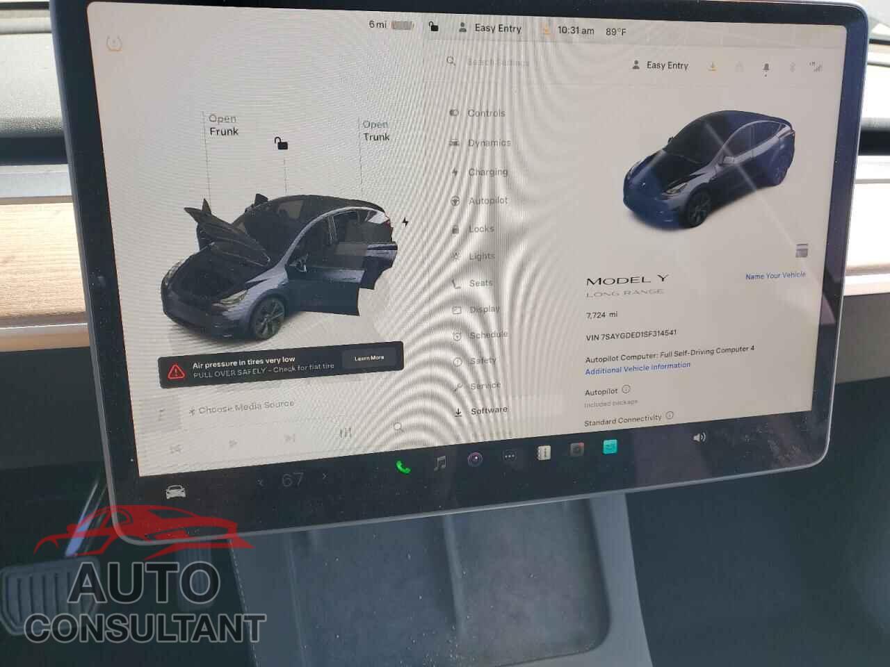TESLA MODEL Y 2025 - 7SAYGDED1SF314541