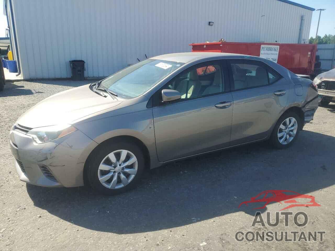 TOYOTA COROLLA 2016 - 2T1BURHE2GC626036
