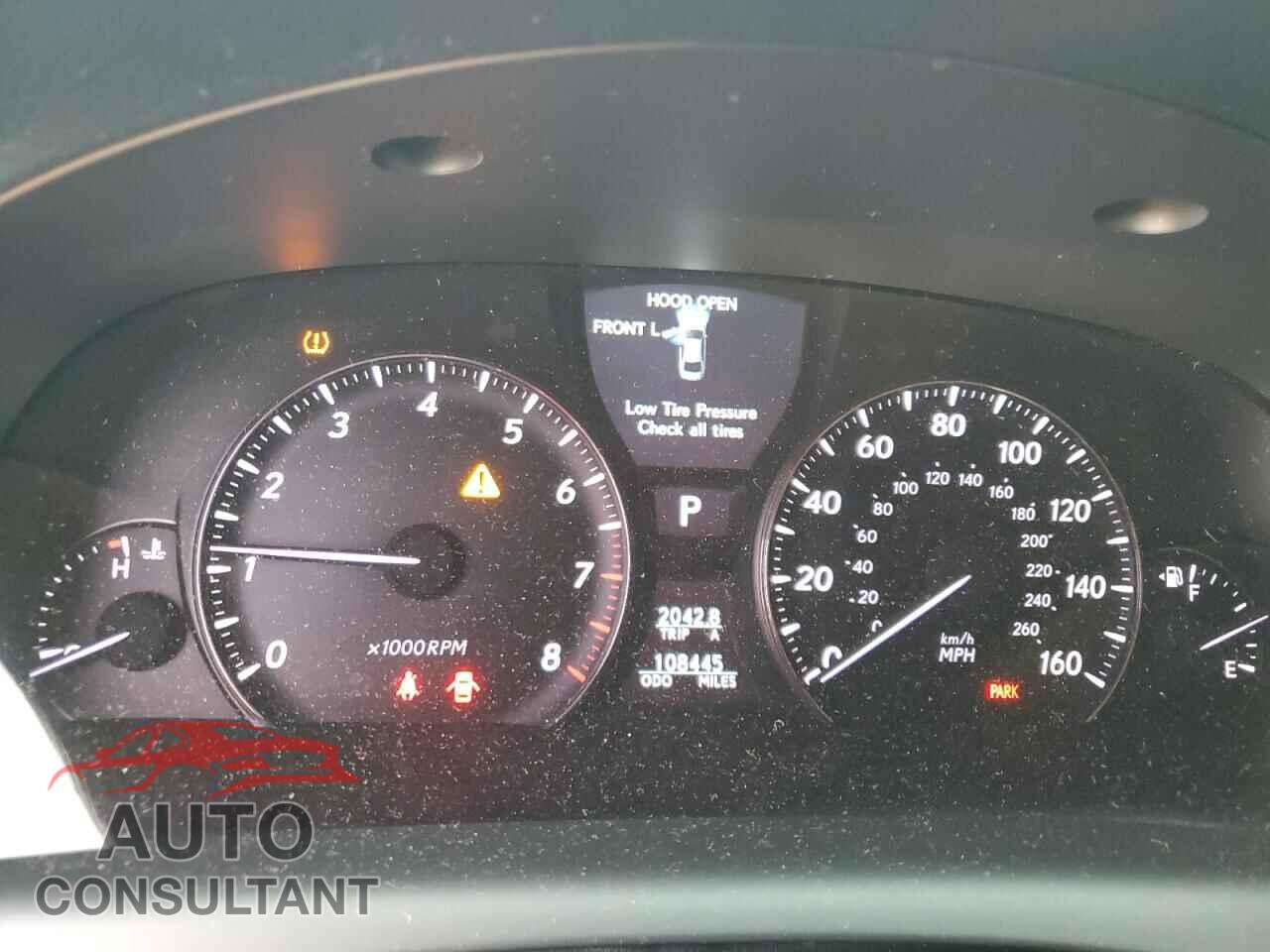 LEXUS LS460 2010 - JTHGL5EF1A5040106