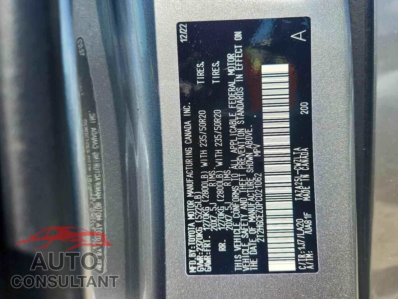 LEXUS NX 2023 - 2T2HGCEZ0PC021062