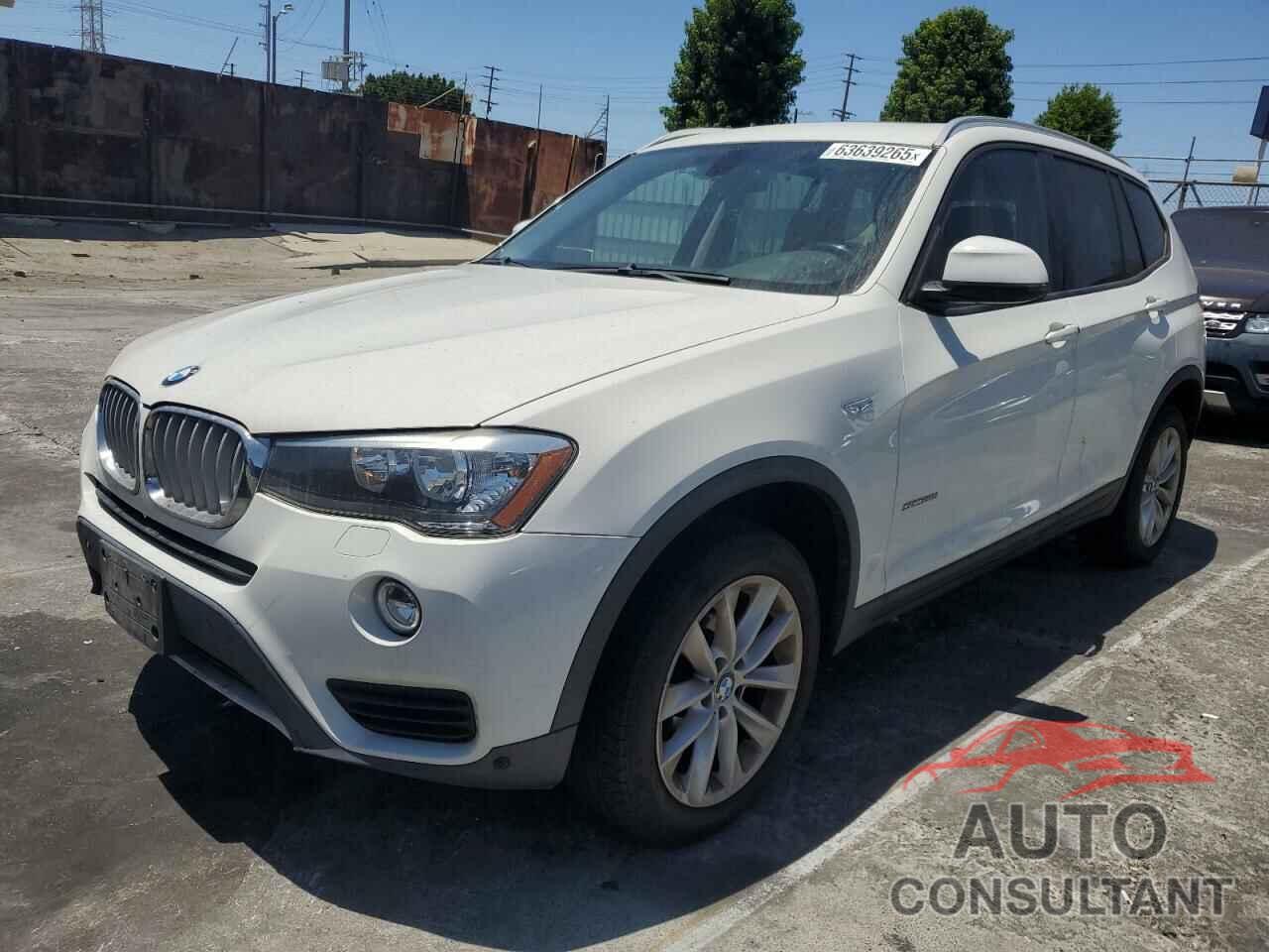 BMW X3 2016 - 5UXWZ7C54G0M83839