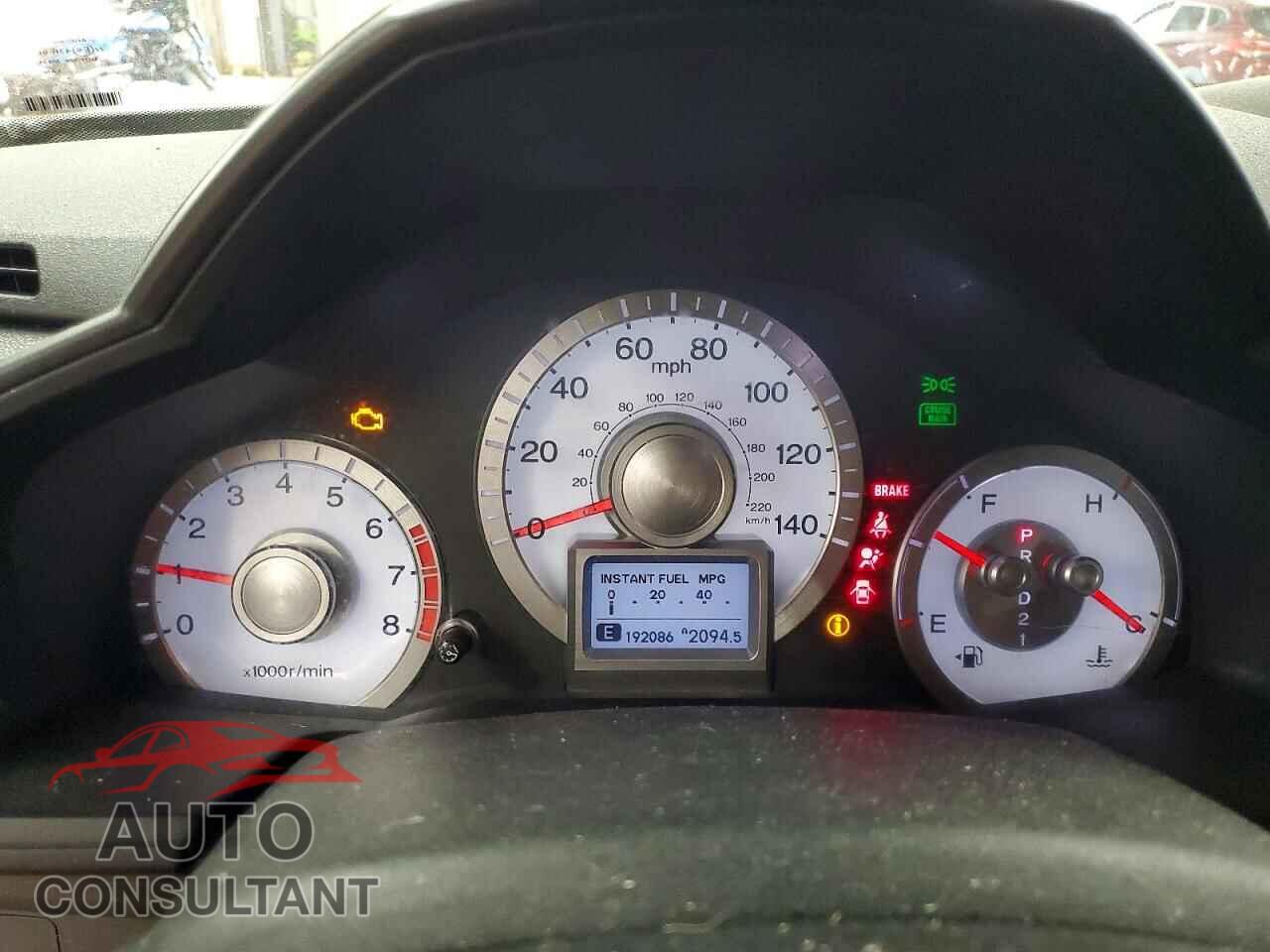 HONDA PILOT 2011 - 5FNYF4H94BB087868