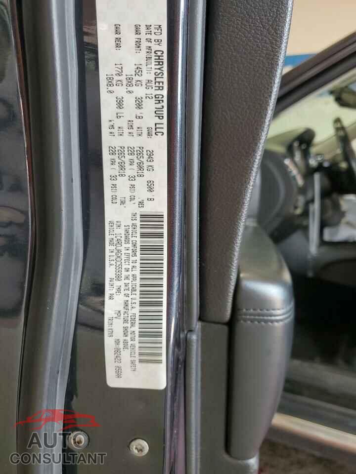 DODGE DURANGO 2013 - 1C4RDJAGXDC559380