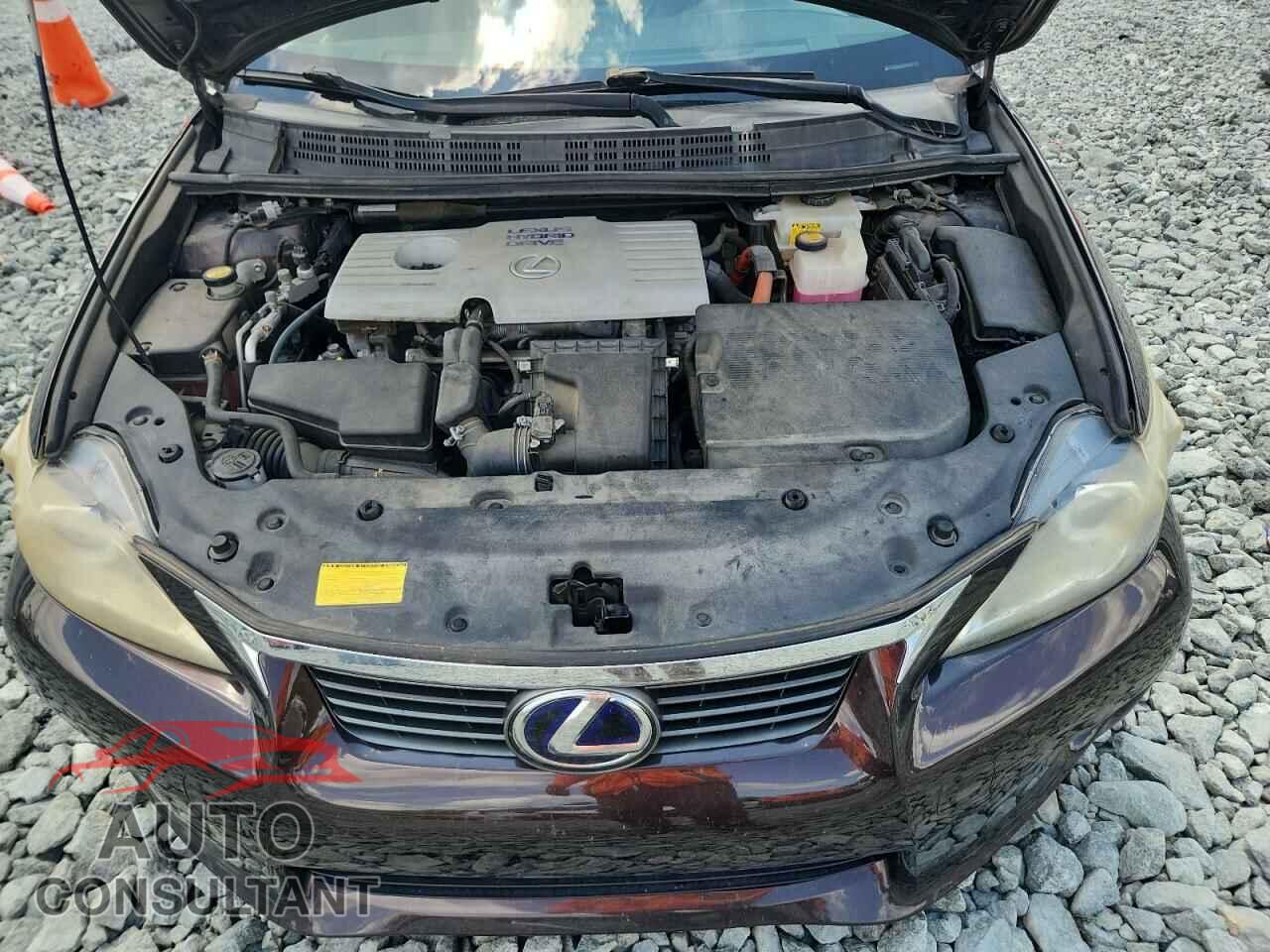 LEXUS CT 200 2012 - JTHKD5BH3C2106799