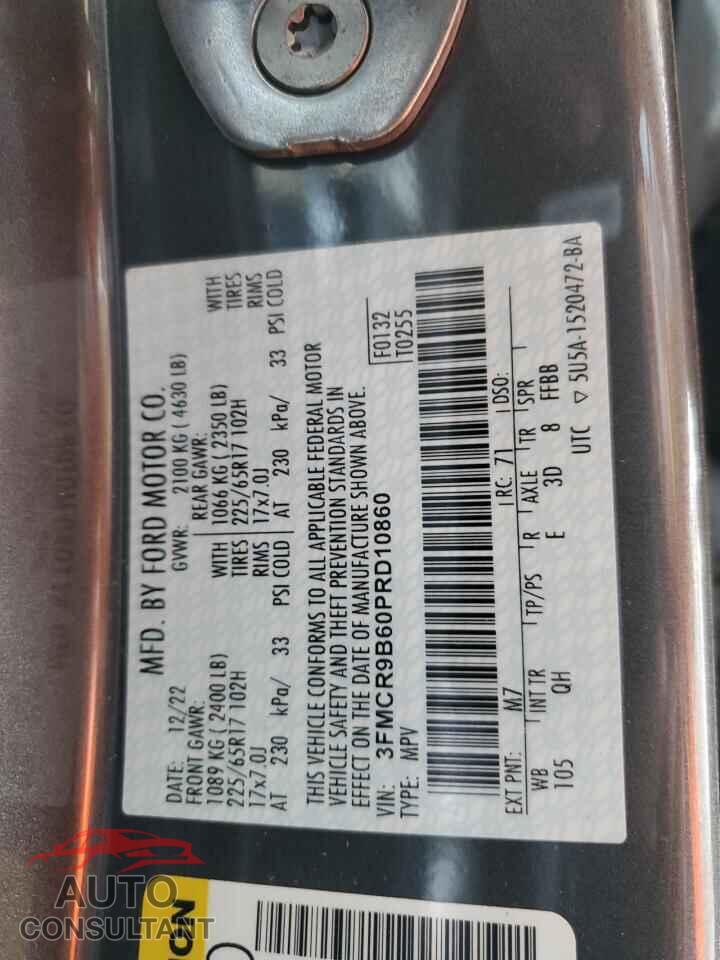 FORD BRONCO 2023 - 3FMCR9B60PRD10860