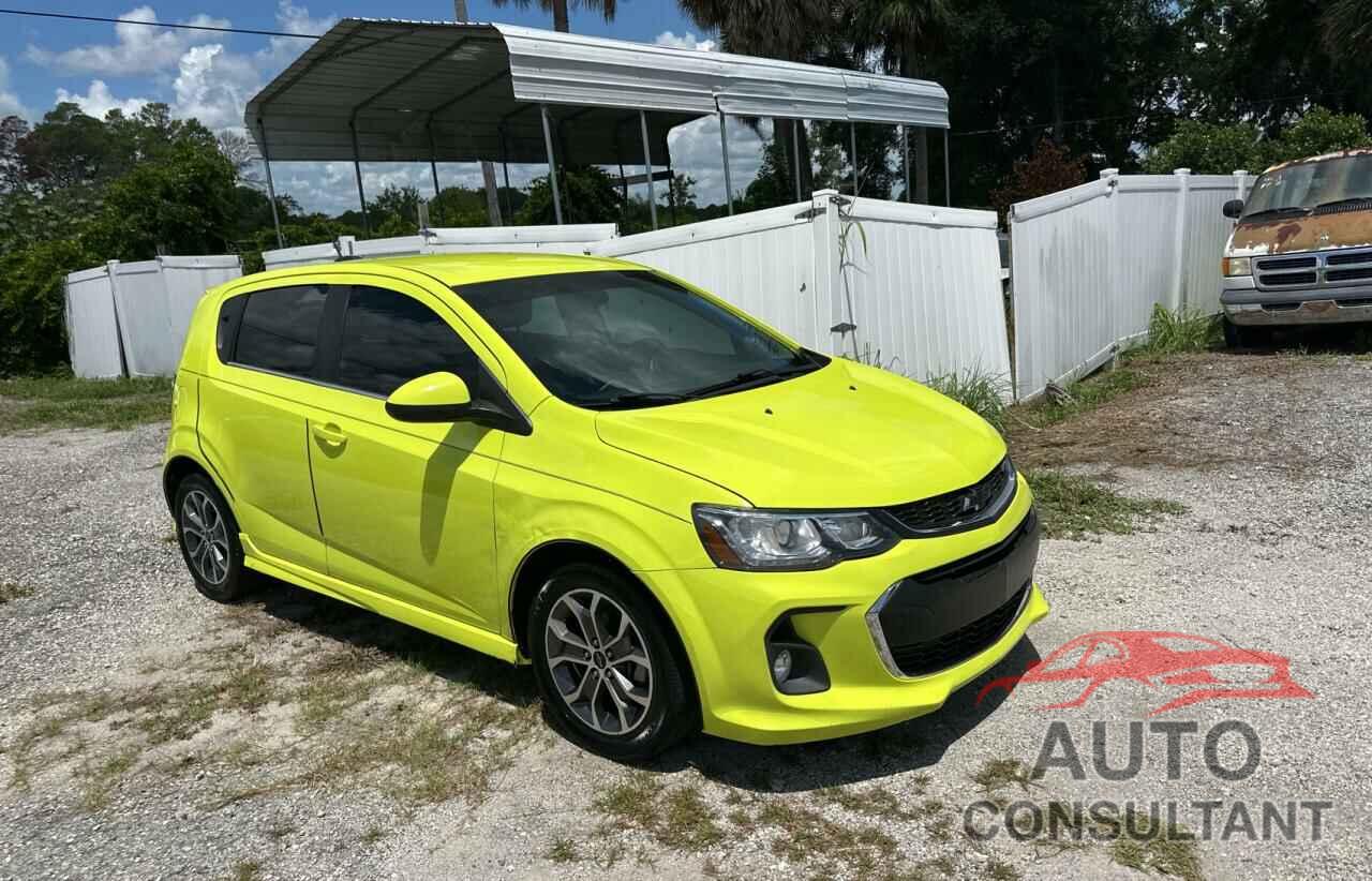 CHEVROLET SONIC 2019 - 1G1JD6SB7K4127293