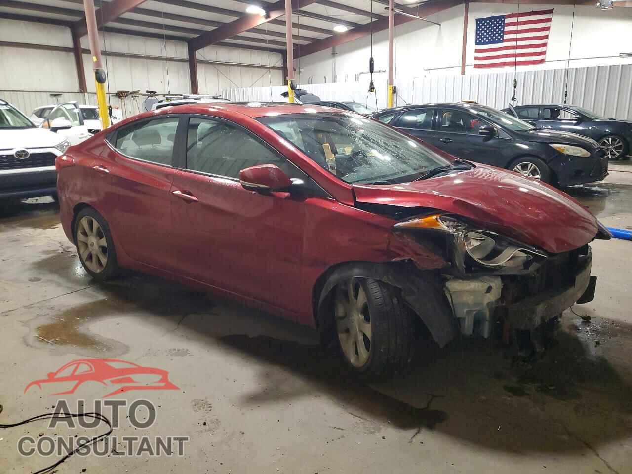 HYUNDAI ELANTRA 2012 - KMHDH4AEXCU247529