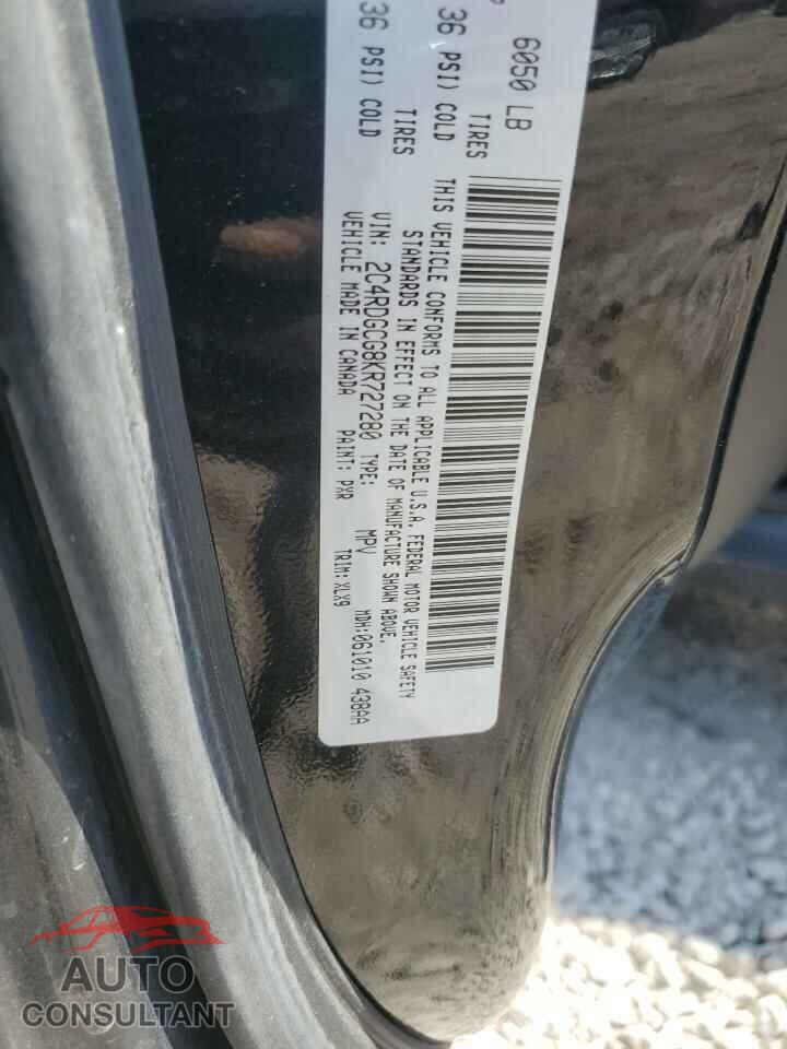 DODGE CARAVAN 2019 - 2C4RDGCG8KR727280