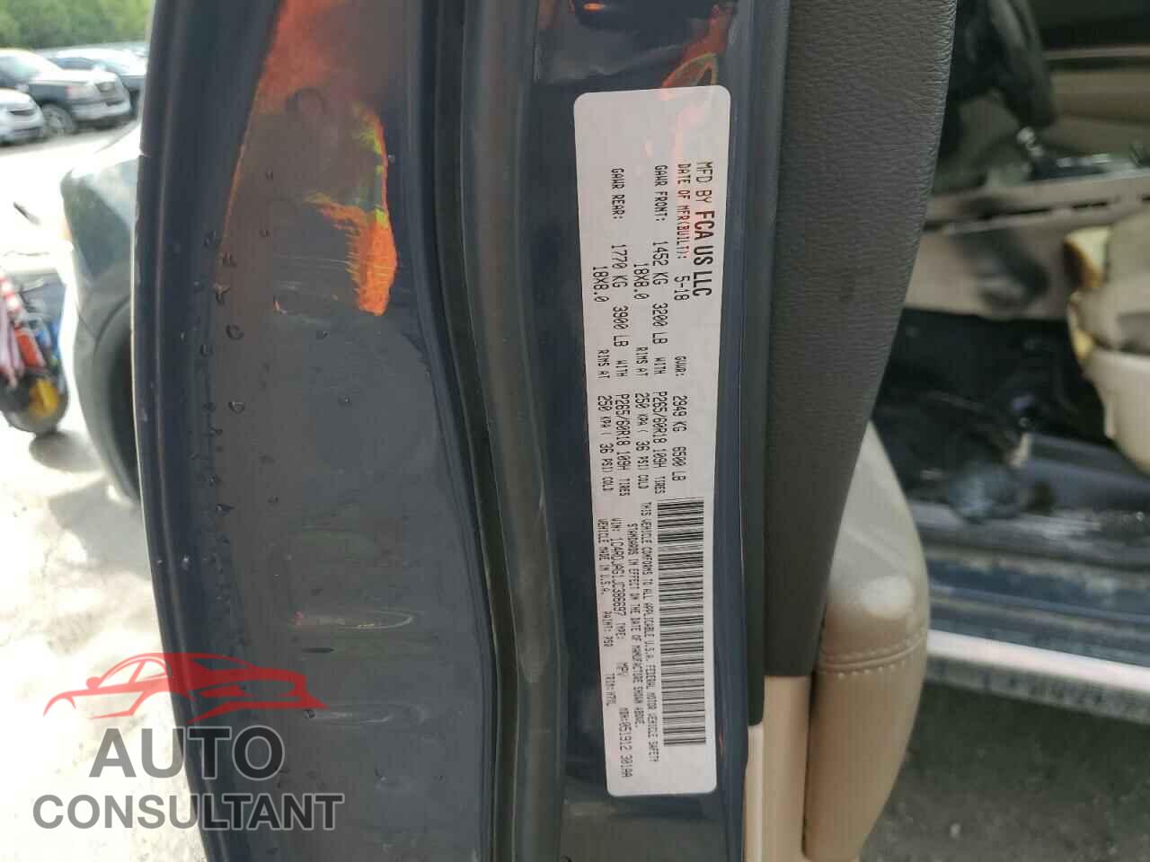 DODGE DURANGO 2018 - 1C4RDJAG1JC386697