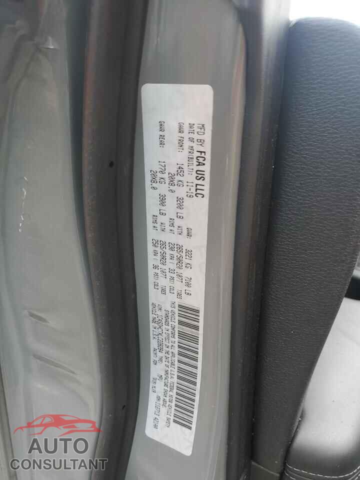 DODGE DURANGO 2020 - 1C4SDHCTXLC228284