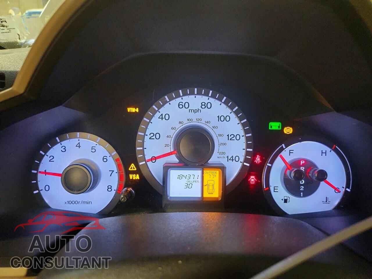 HONDA PILOT 2011 - 5FNYF4H53BB072808