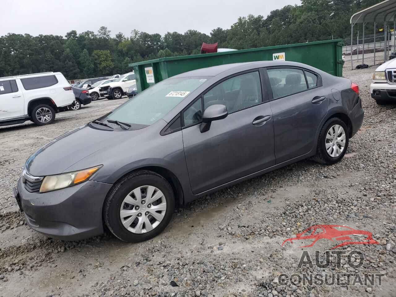 HONDA CIVIC 2012 - 19XFB2F50CE105541