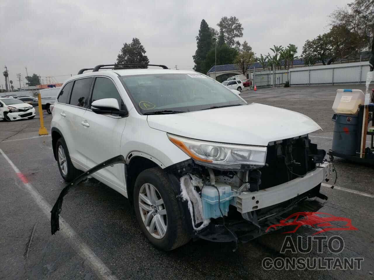TOYOTA HIGHLANDER 2016 - 5TDZKRFH3GS159251