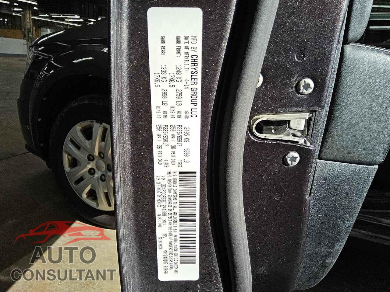 DODGE JOURNEY 2014 - 3C4PDCAB3ET241288