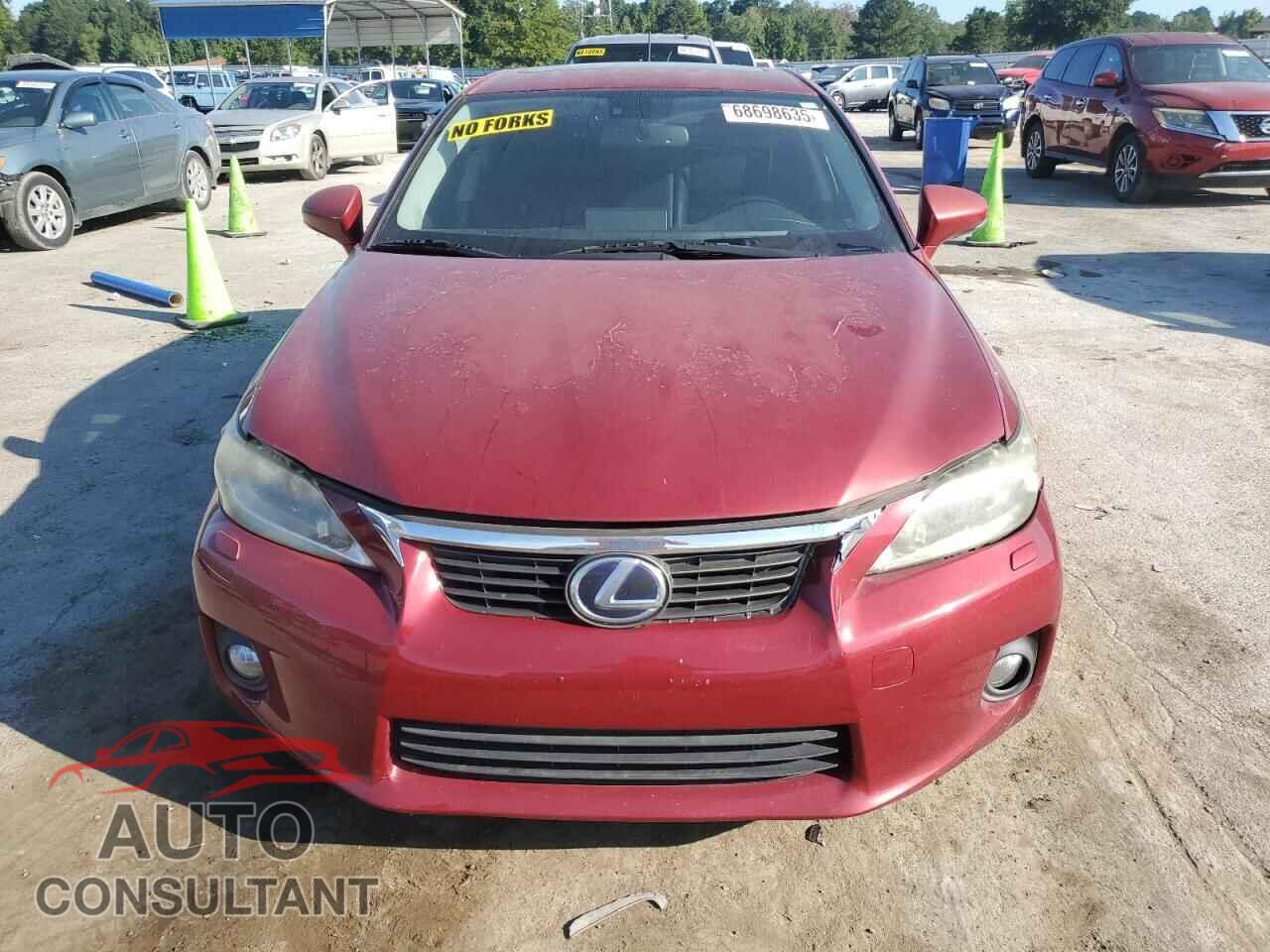 LEXUS CT 200 2011 - JTHKD5BH6B2044846