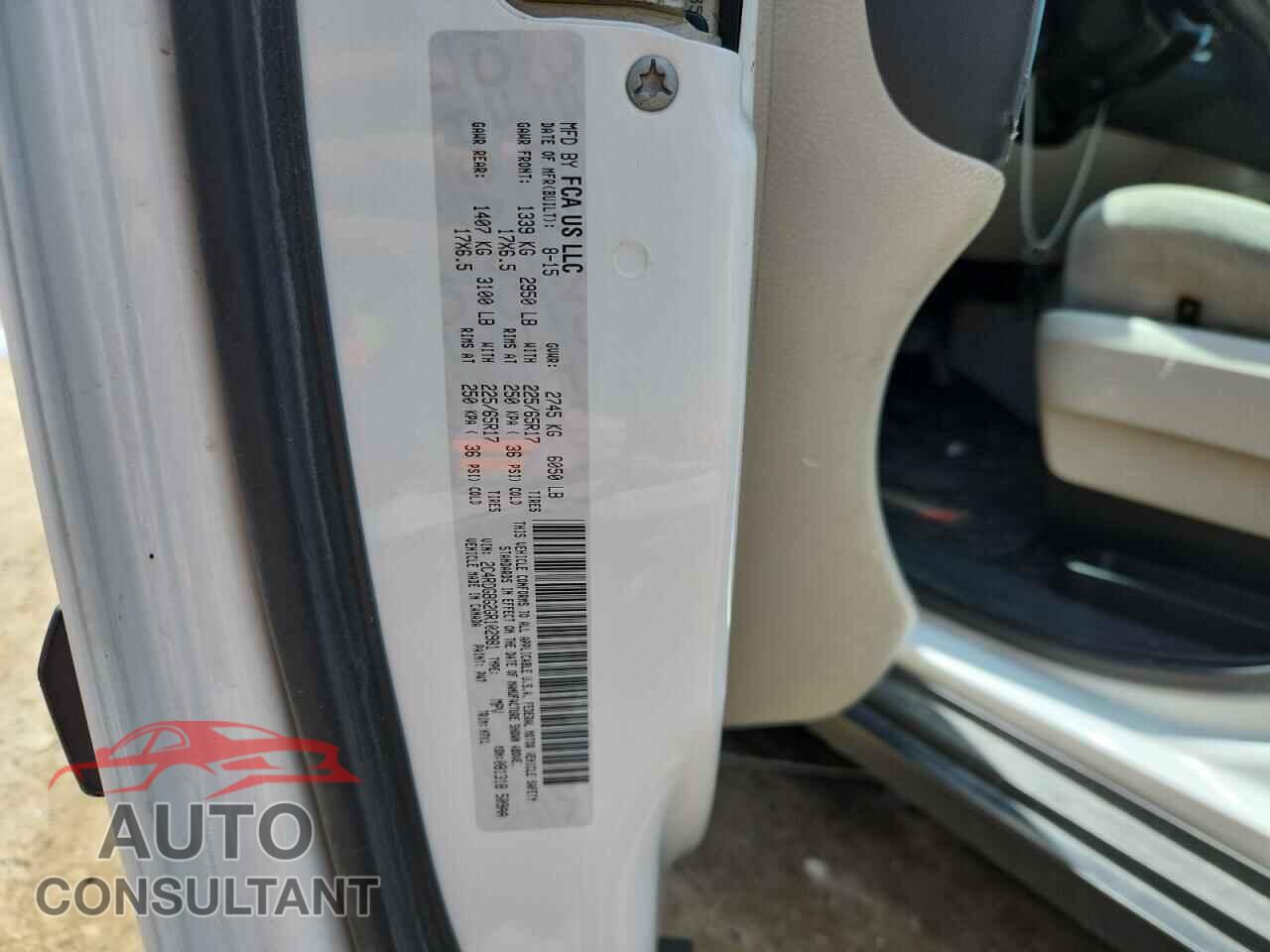 DODGE CARAVAN 2016 - 2C4RDGBG2GR102981