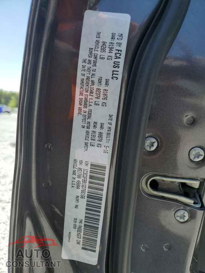 DODGE DART 2016 - 1C3CDFBB1GD766166