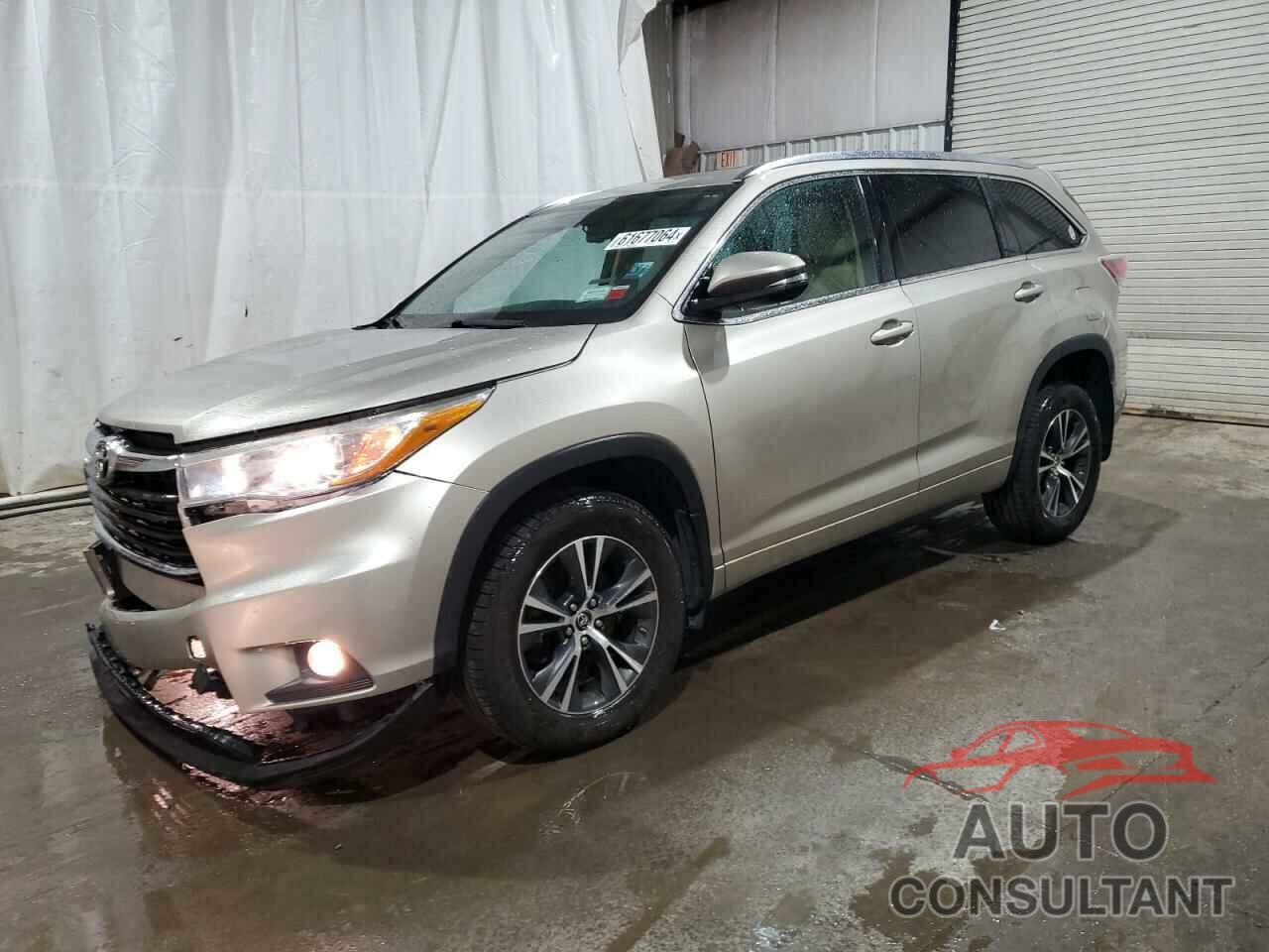 TOYOTA HIGHLANDER 2016 - 5TDJKRFH3GS259590