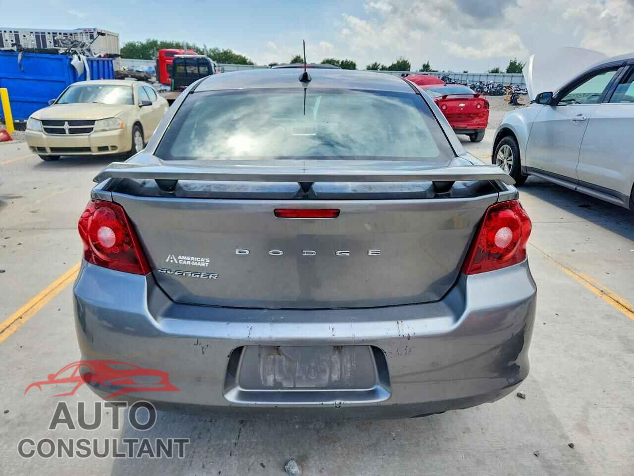 DODGE AVENGER 2013 - 1C3CDZAB6DN519315
