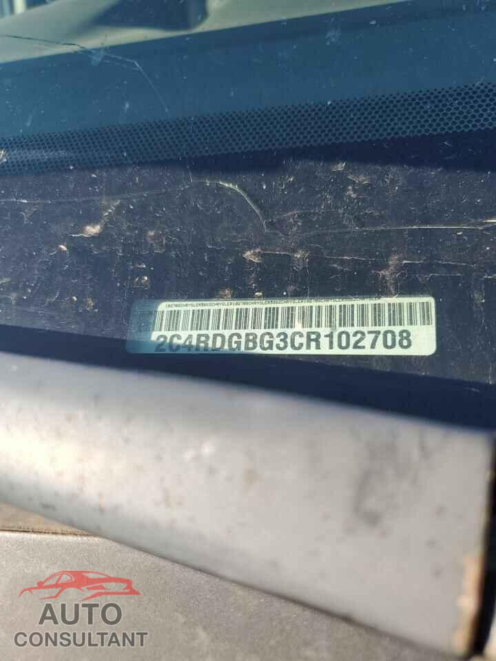 DODGE CARAVAN 2012 - 2C4RDGBG3CR102708