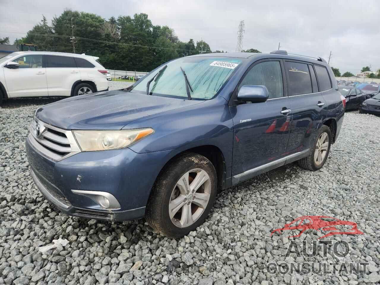 TOYOTA HIGHLANDER 2012 - 5TDYK3EH4CS077579