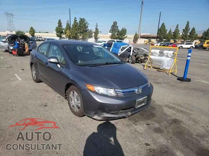 HONDA CIVIC 2012 - JHMFB4F39CS001698