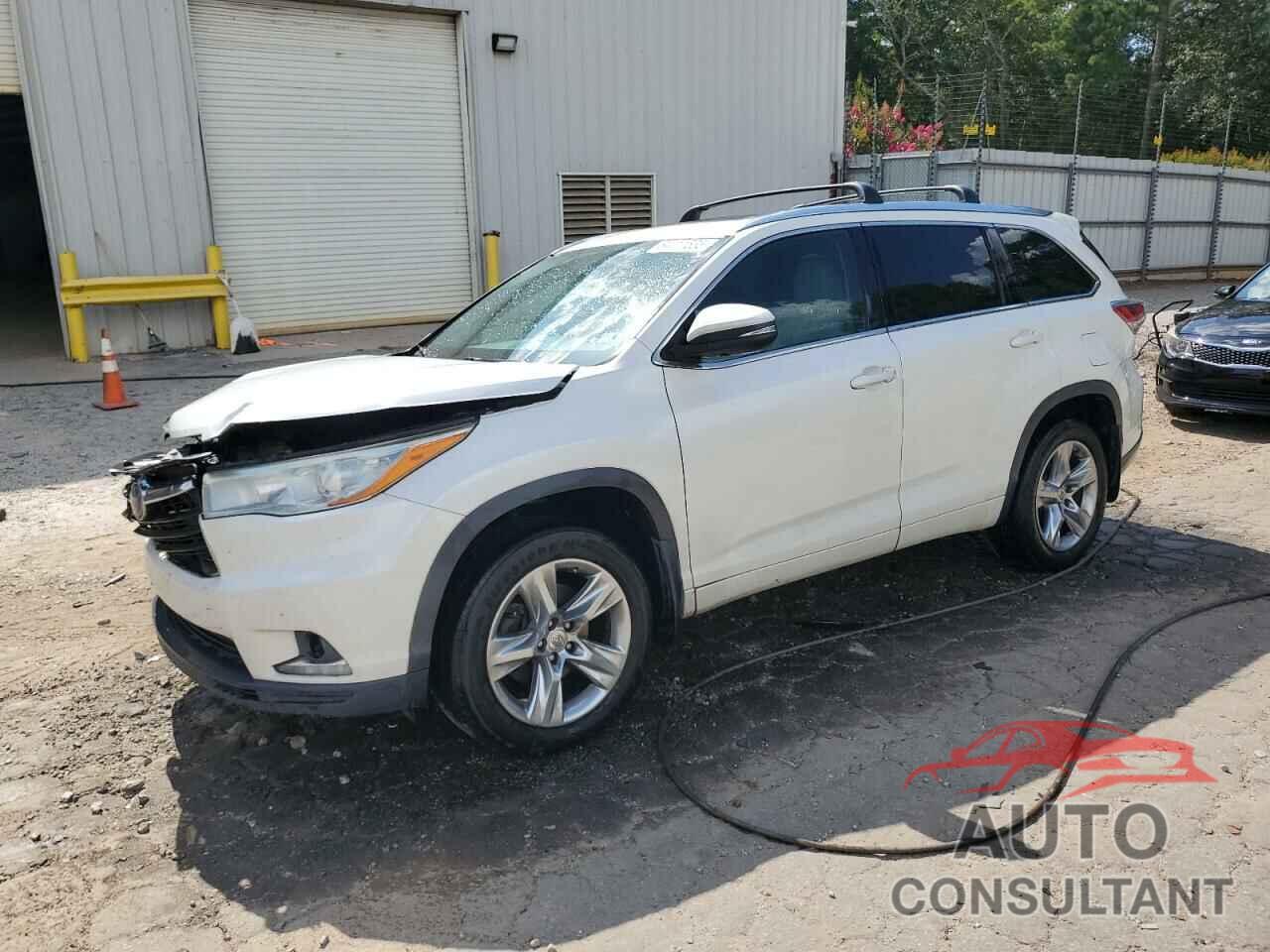 TOYOTA HIGHLANDER 2015 - 5TDDKRFH0FS113921