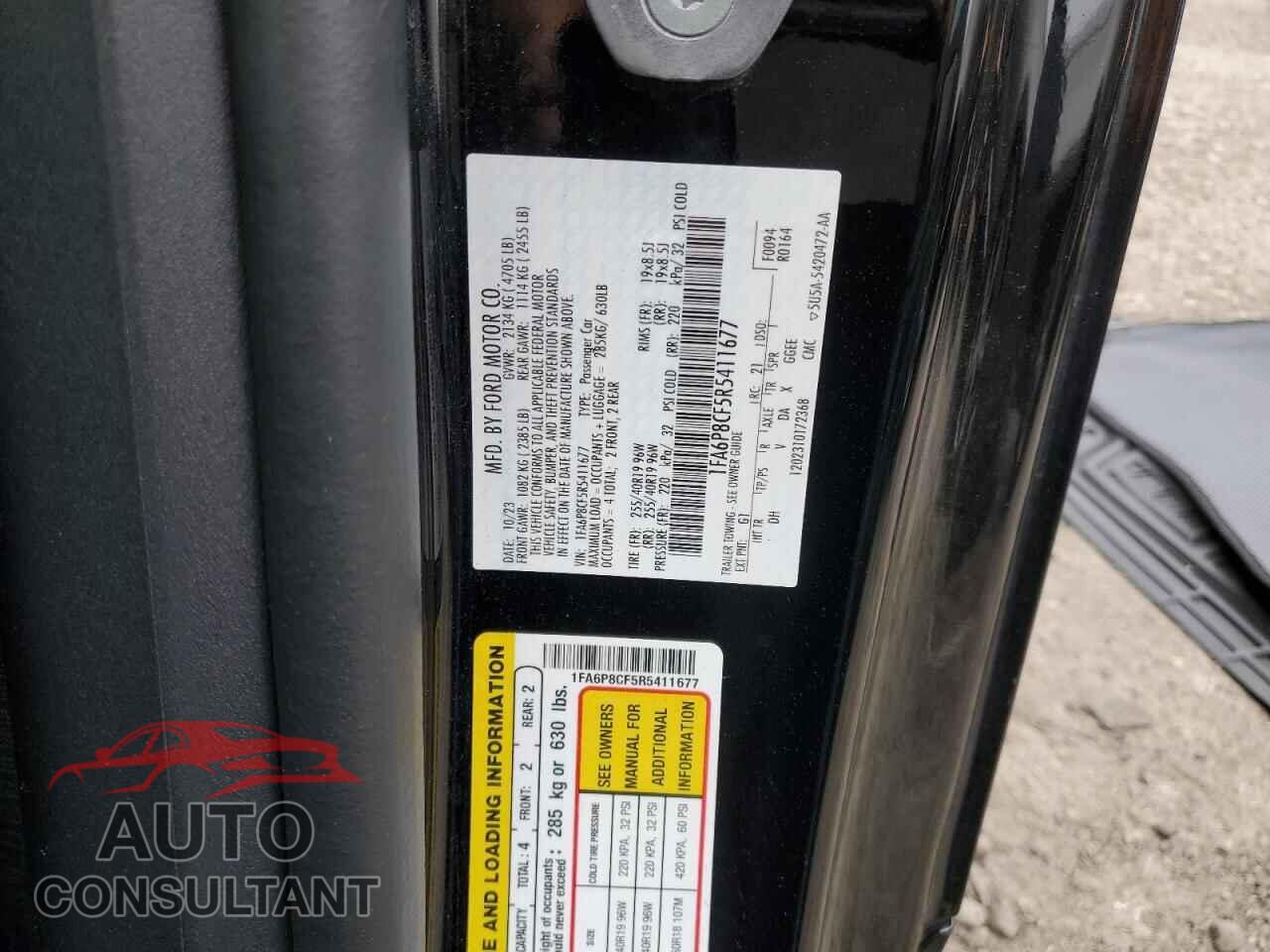 FORD MUSTANG 2024 - 1FA6P8CF5R5411677