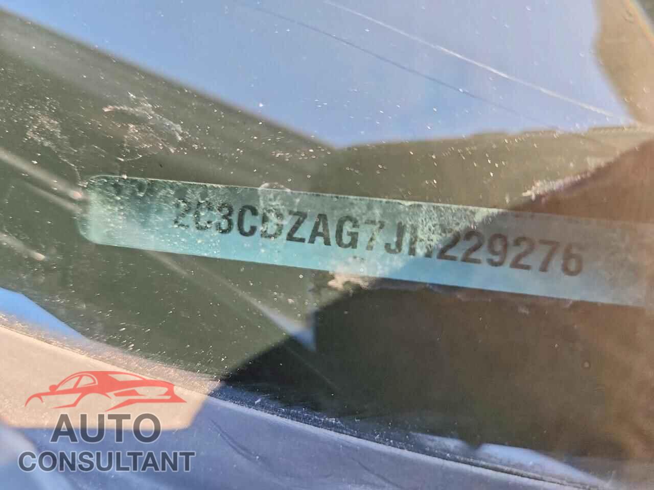 DODGE CHALLENGER 2018 - 2C3CDZAG7JH229276