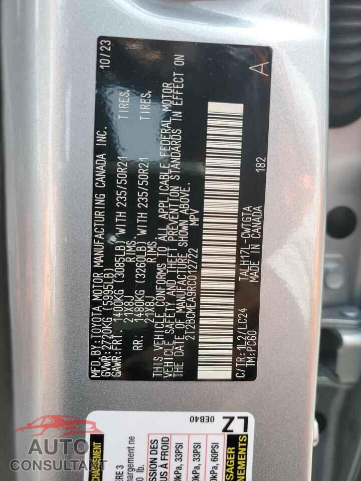 LEXUS RX 500H F 2024 - 2T2BCMEA9RC012722