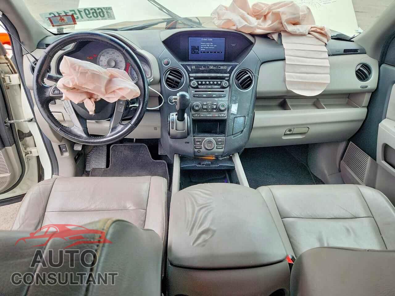 HONDA PILOT 2012 - 5FNYF4H98CB069424