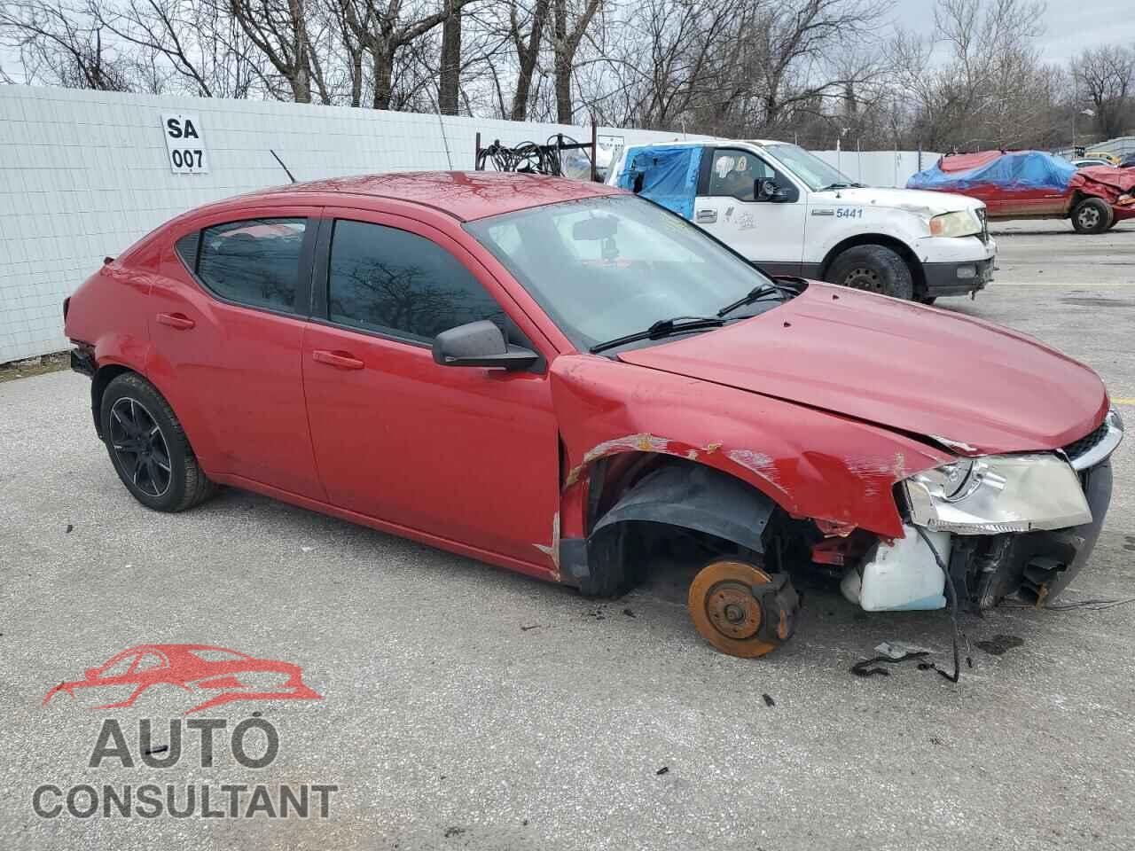 DODGE AVENGER 2013 - 1C3CDZAG2DN757514