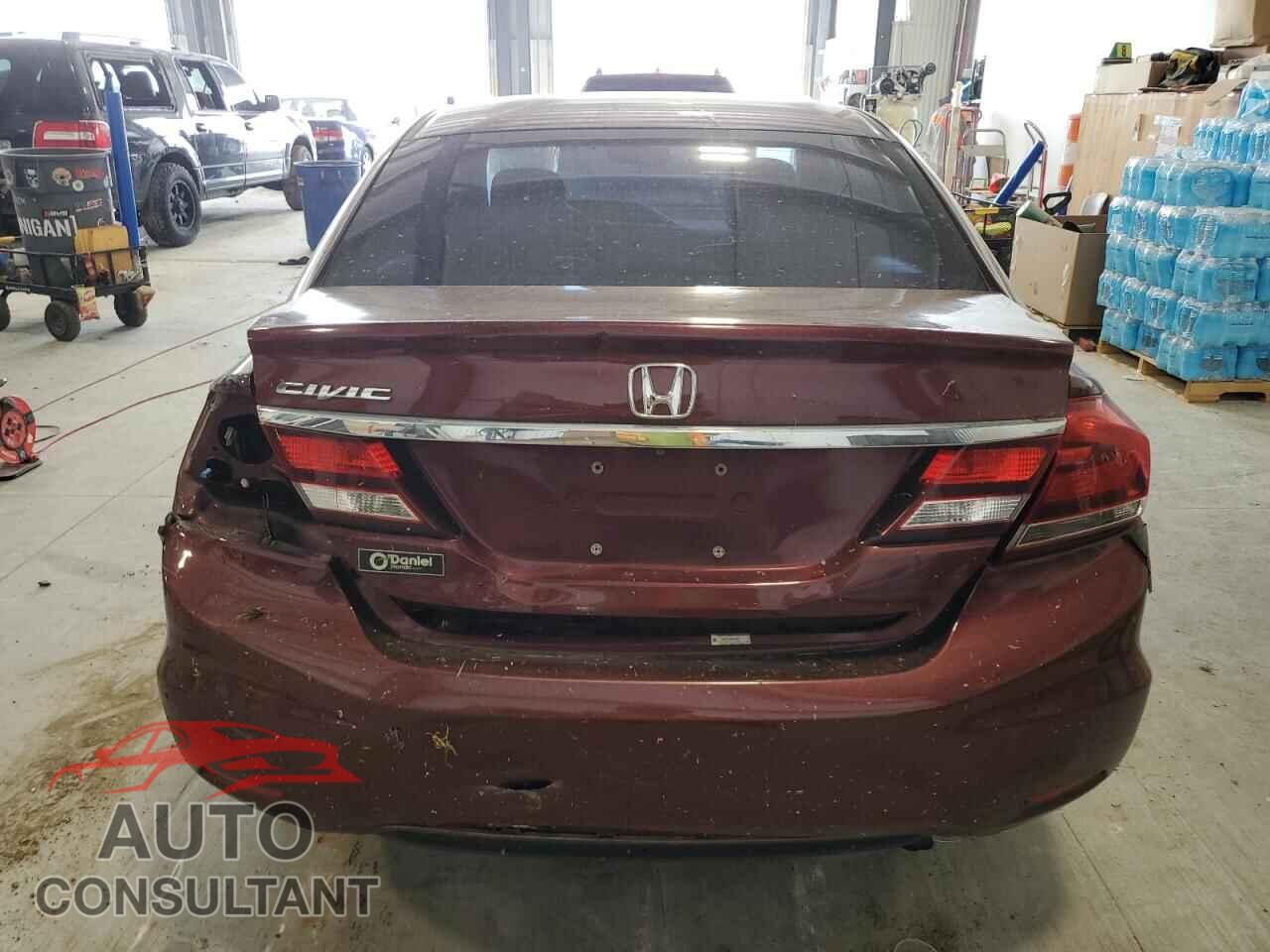 HONDA CIVIC 2013 - 2HGFB2F54DH565907