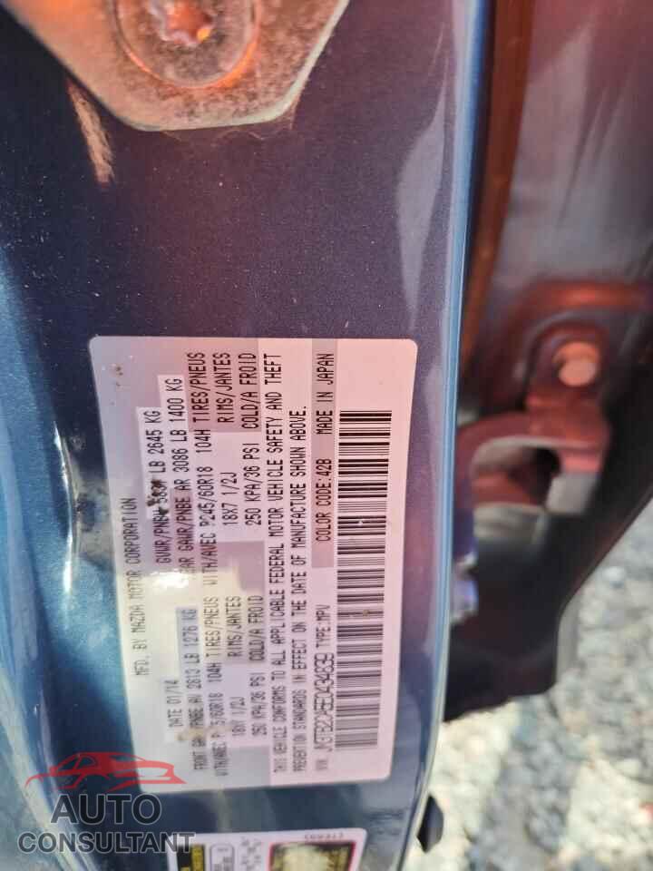 MAZDA CX-9 2014 - JM3TB2CA5E0434839