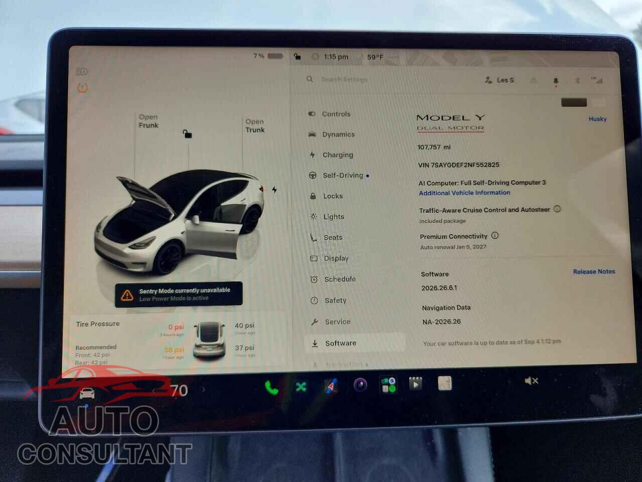 TESLA MODEL Y 2022 - 7SAYGDEF2NF552825