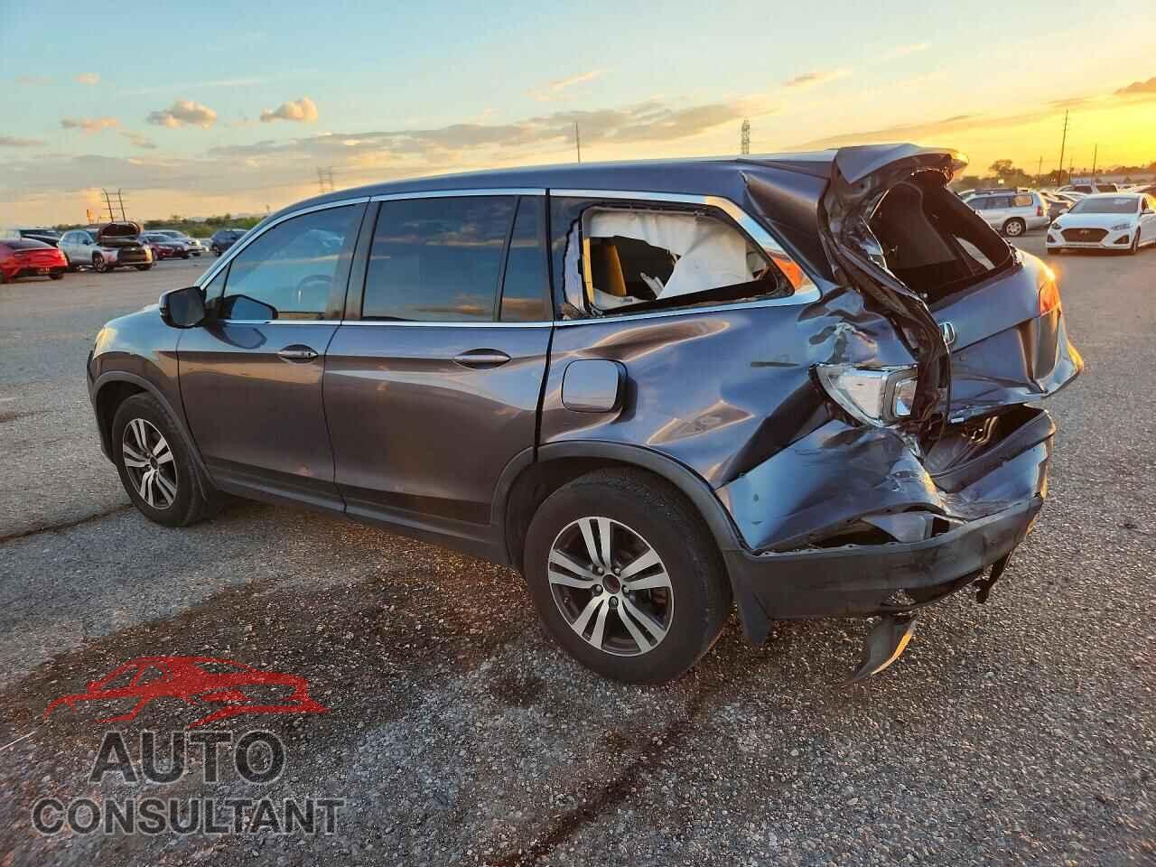 HONDA PILOT 2017 - 5FNYF5H52HB031035