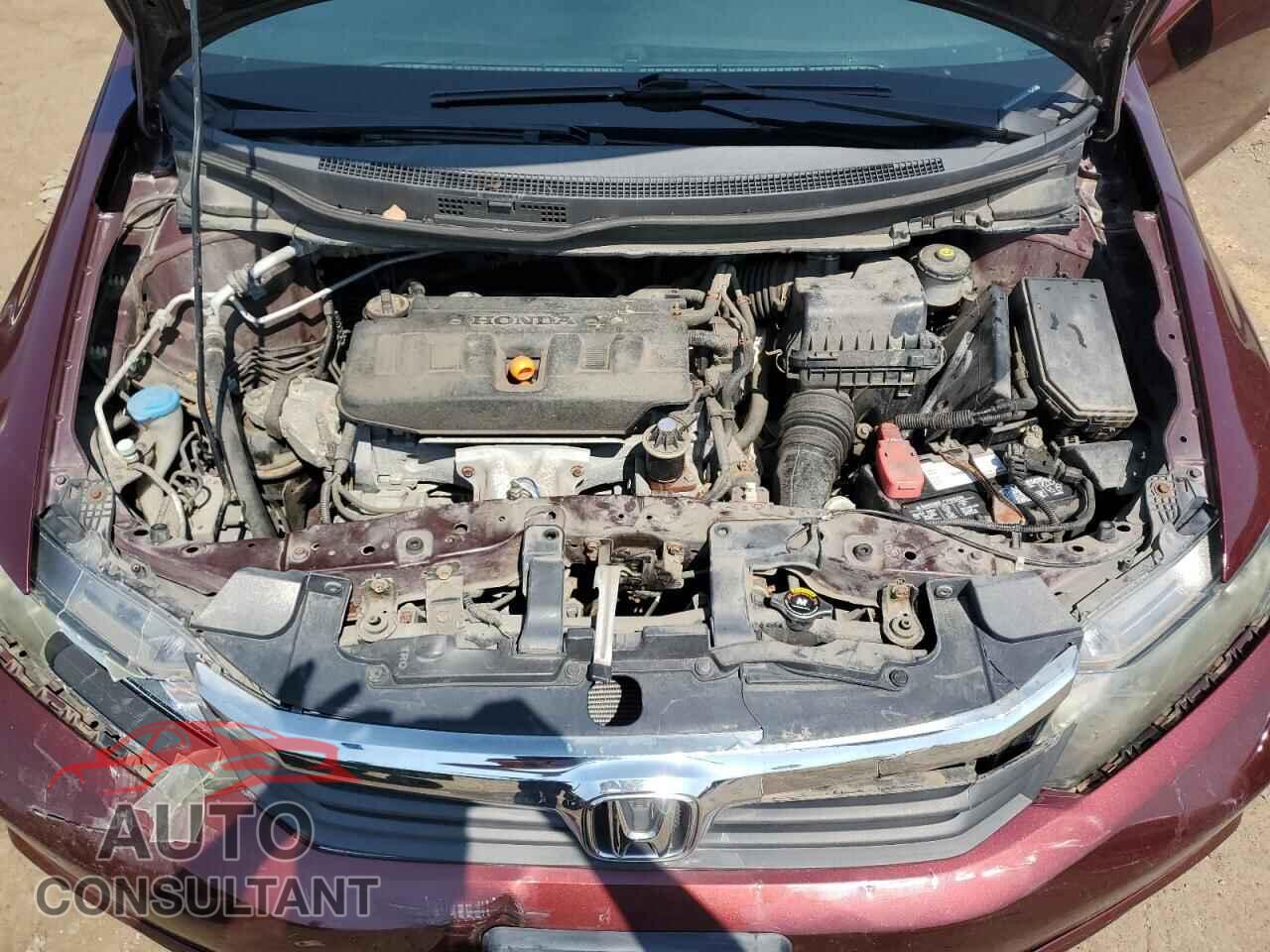 HONDA CIVIC 2012 - 2HGFB2F82CH514852