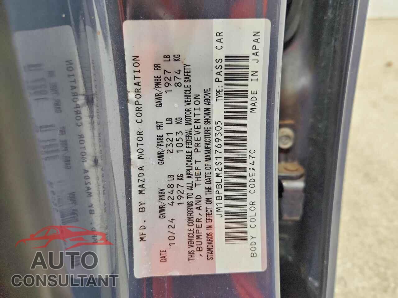 MAZDA 3 2025 - JM1BPBLM2S1769305